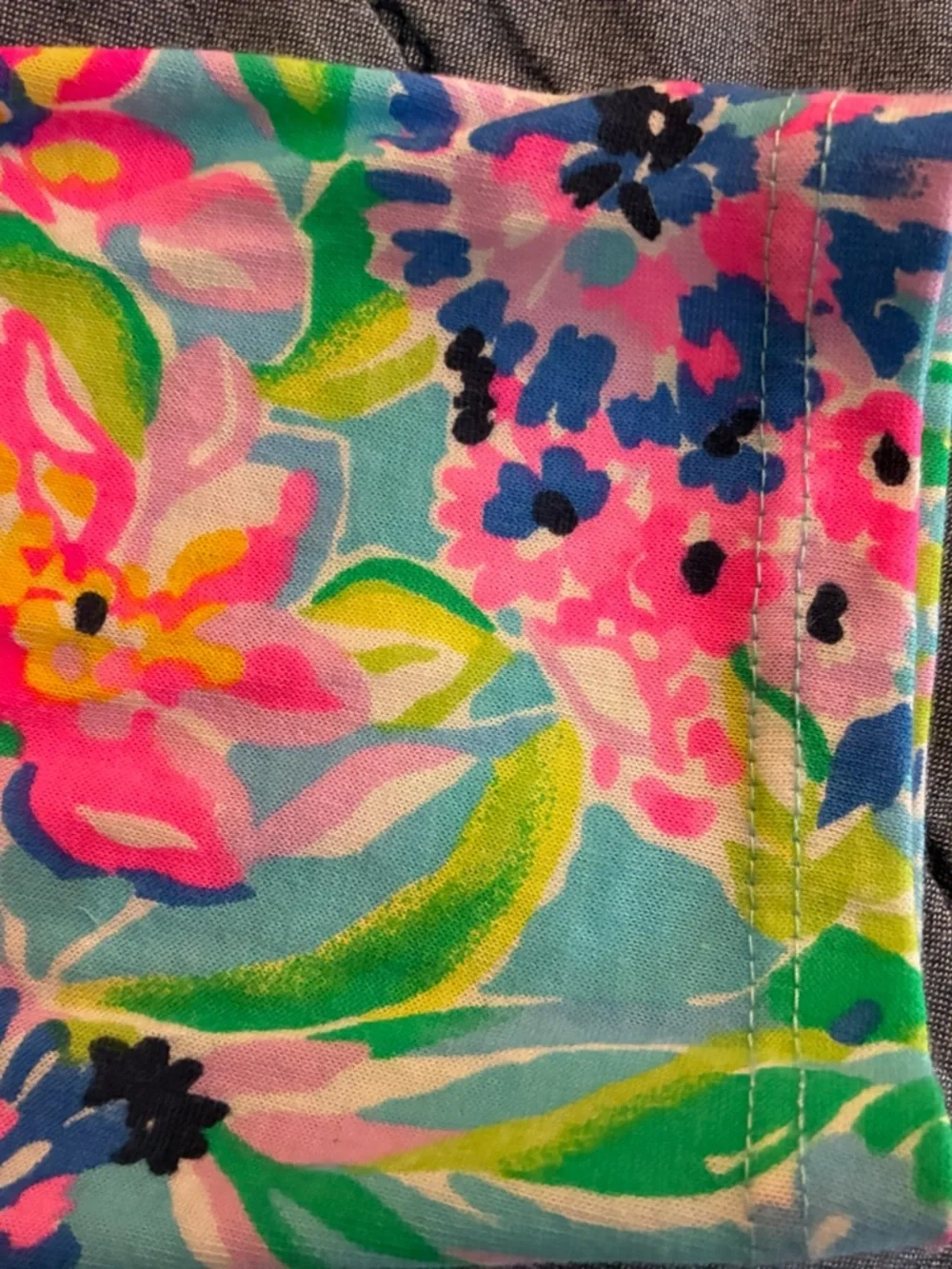 Lilly Pulitzer Floral Long Sleeve Dress AdultXXS Kids 12-16 Pink Vacation NWOT